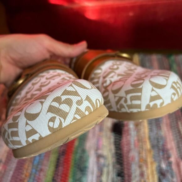 SeebyChloé Tan and White mules Slippers Size 39/8 - Picture 12 of 16